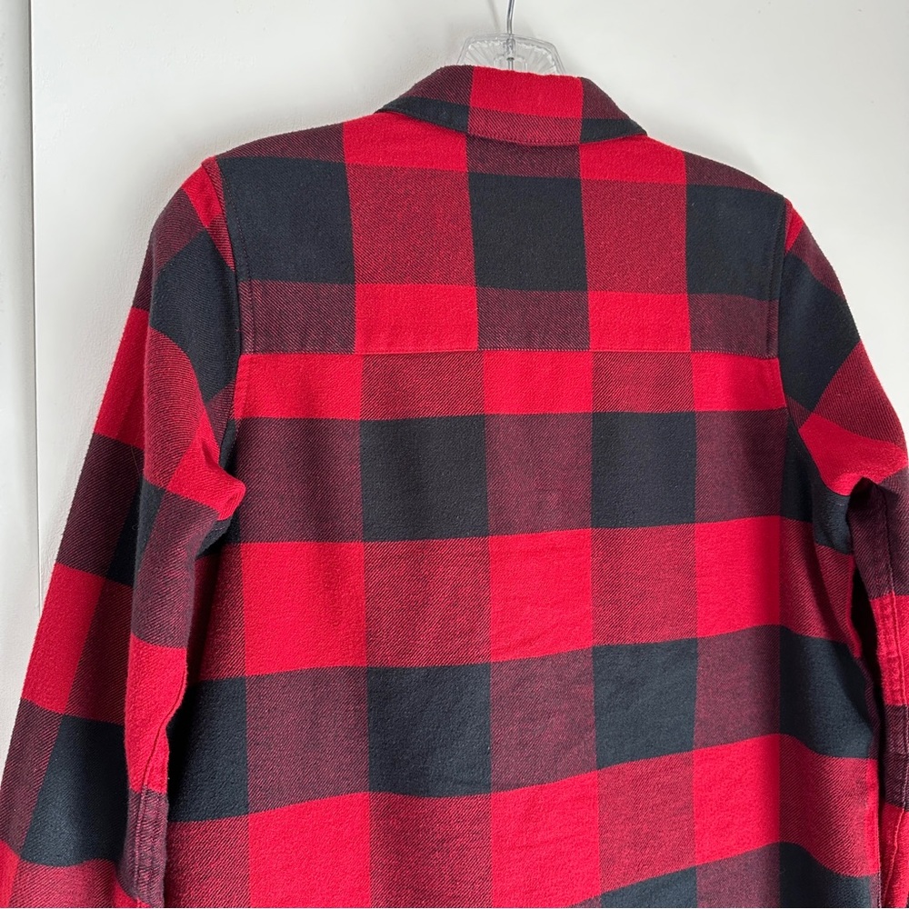 NWOT Pendleton Madison Cotton Flannel Shirt, Red/Black Buffalo Check, X-Small - Picture 7 of 14